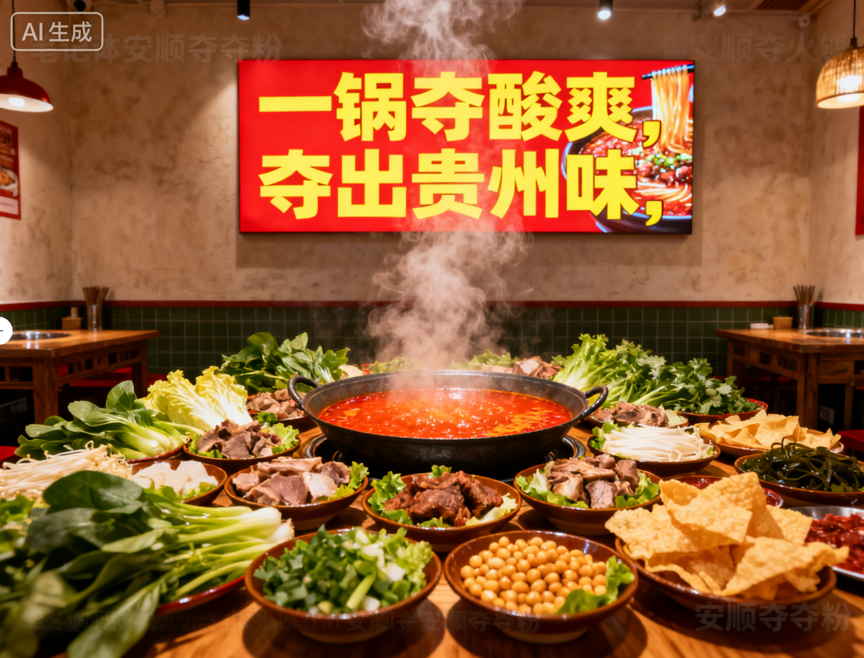 笔记安顺夺夺粉火锅加盟：非遗酸汤加持，开启餐饮创富新路径